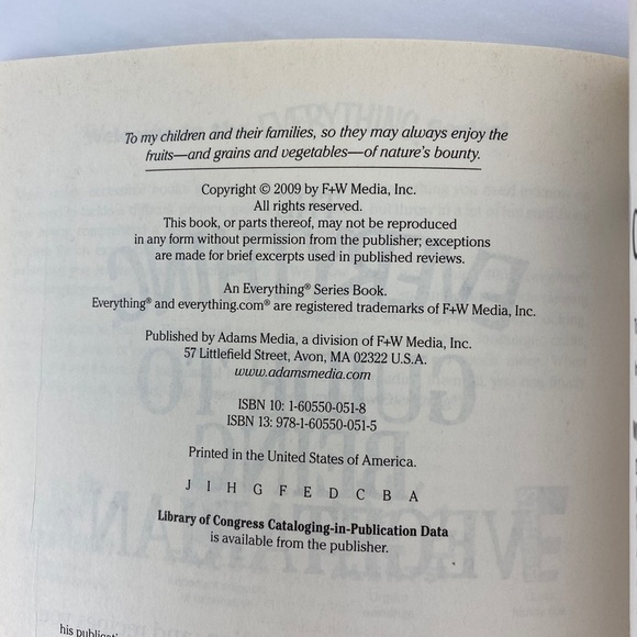 The Everything Guide to Being Vegetarian Book - Picture 5 of 13